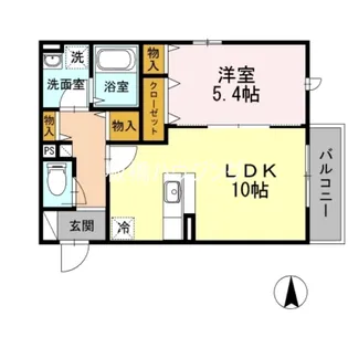 ハイムクライスII【2階】の間取り