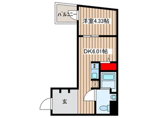 U Residence武蔵小山【1階】の間取り