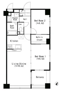 Bel Merissa【4階】の間取り