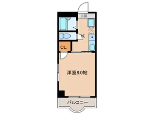 サンプラザ北【2階】の間取り