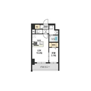 ベルンガーデン林寺【5階】の間取り