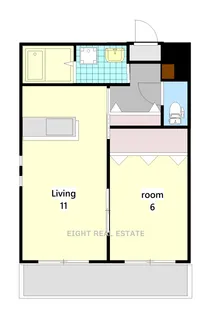 ISLAND吾田東 A棟【2階】の間取り