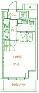 ジェノヴィア平塚III【7階】の間取り