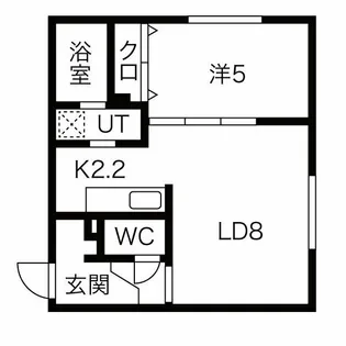 Four Stream Residence南6条【2階】の間取り