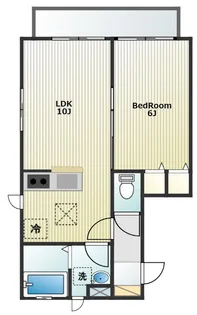 アグリフォーリオ【1階】の間取り