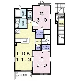 サニー【2階】の間取り