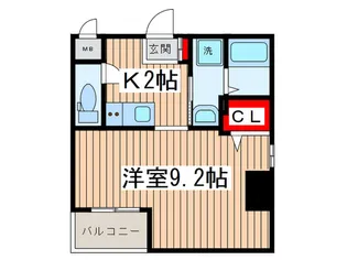 エスタート両国【4階】の間取り