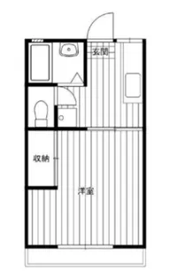 第一ジィスクハイツ【1階】の間取り