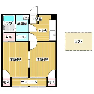Feel yokote 1【1階】の間取り