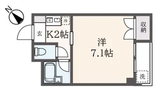 ハイムさわだ永福町【1階】の間取り