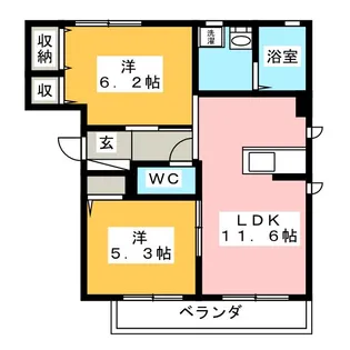 LB I【3階】の間取り