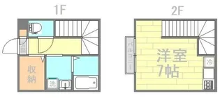 クレア堀崎町【2階】の間取り