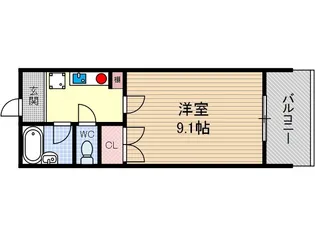 穂積マンション【6階】の間取り