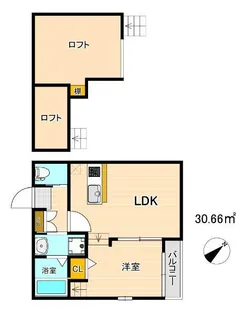 ボアビアージュ【1階】の間取り