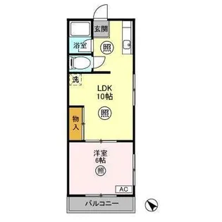 メゾン樹【1階】の間取り