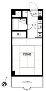 ダイアパレス井土ヶ谷【3階】の間取り