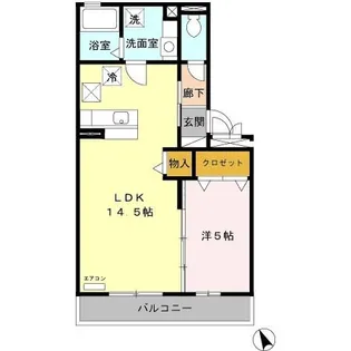 フェイバリッチ【3階】の間取り