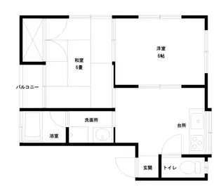 アルカサール【2階】の間取り