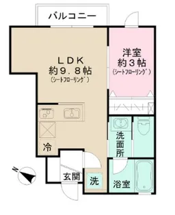 ローダンセ田園調布【1階】の間取り