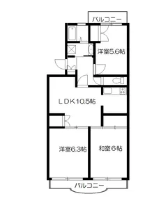 ヴェルドミール【3階】の間取り