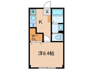 ドゥエル祖師谷【1階】の間取り