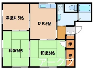 フレグランス鈴【1階】の間取り