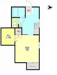 スマートネス林町【2階】の間取り