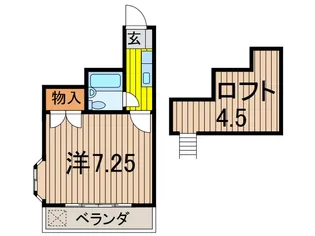 フリーダムI【2階】の間取り