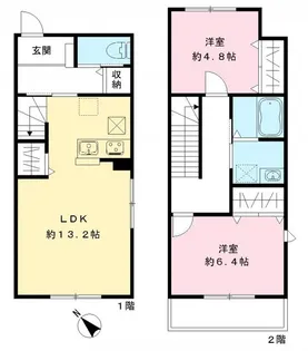 フォレストコート本八幡 参番館【2階】の間取り