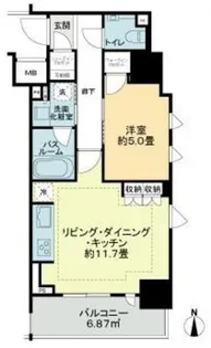 アトラス北品川【2階】の間取り