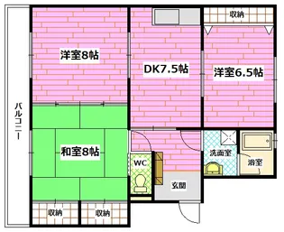 レジデンス木村【2階】の間取り