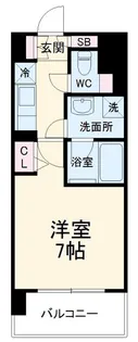 レジデンス東別院スクエア【9階】の間取り
