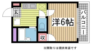 メゾンボナール【2階】の間取り