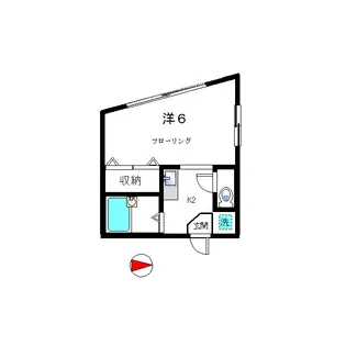 DOMA北新宿【2階】の間取り
