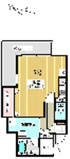 LUXE ONE(リュクス ワン)【3階】の間取り