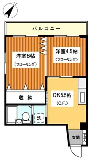 福井ビル【5階】の間取り