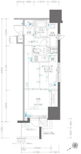 ZOOM川崎EAST【12階】の間取り