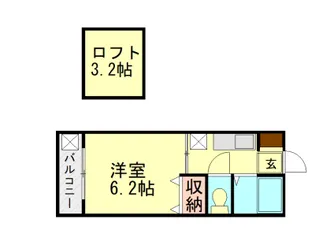 グラスヒルズ【1階】の間取り