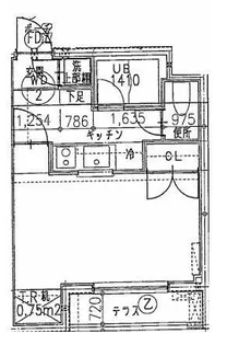 シュティレ雪が谷【1階】の間取り