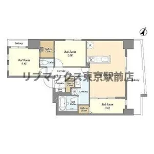 グラン千代田岩本町【4階】の間取り