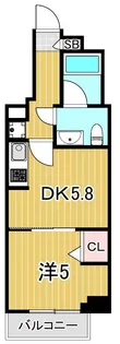 クラリティア綾瀬【9階】の間取り
