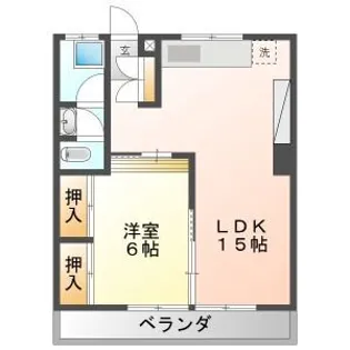 大誠第二ビル【3階】の間取り