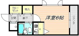 パークピア中津【2階】の間取り