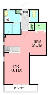 東海メゾン【3階】の間取り