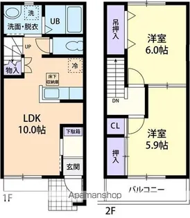 SEASON B【2階】の間取り