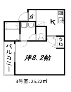クレフラスト天竜川駅東【1階】の間取り