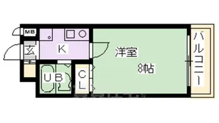 石田マンション【6階】の間取り