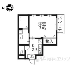 グランメール1【1階】の間取り