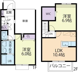 Doux maison(ドゥーメゾン)羽川の間取り