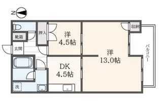リファイン柴田【2階】の間取り